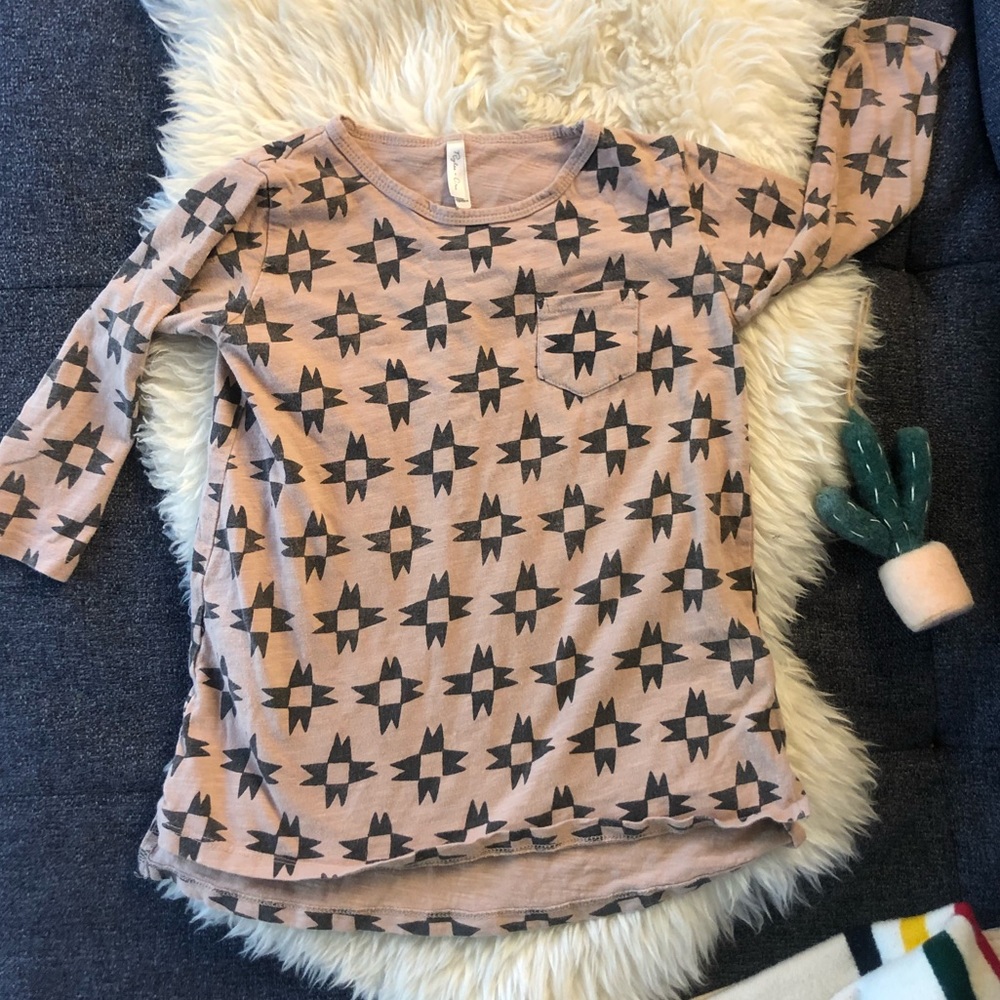 Rylee & Cru Long sleeve Shirt Dress 12-18